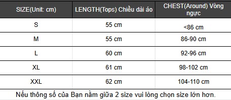 size ao
